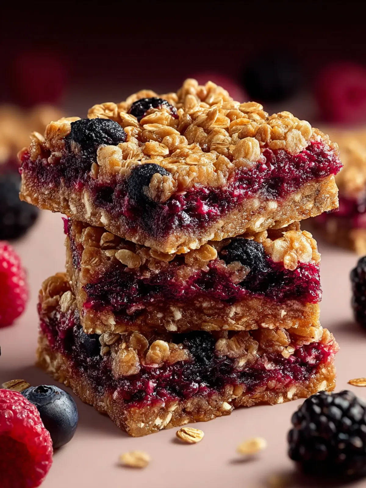 Berry Oat Bars First Image