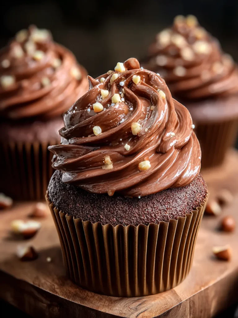 Indulge in Irresistible Nutella Cupcakes First Image