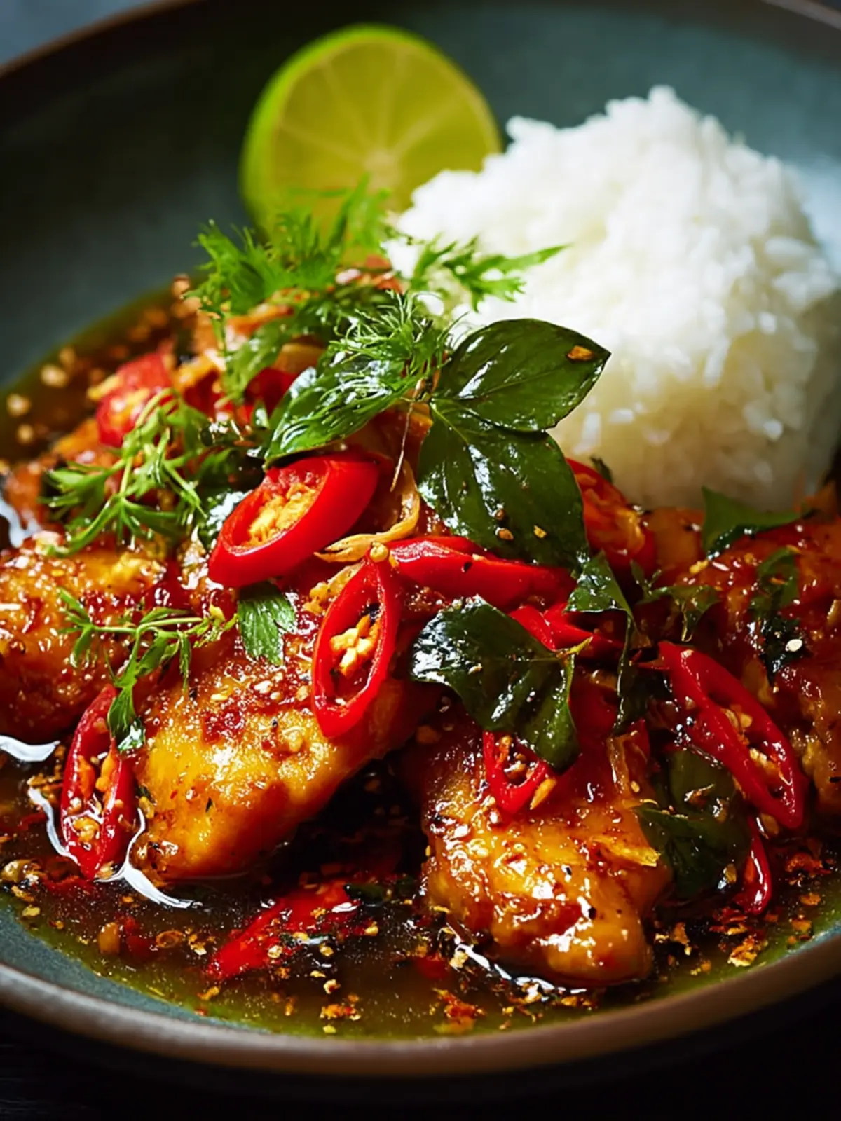 Sweet And Spicy Thai Chicken First Image