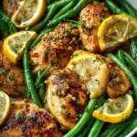 One-Pan Lemon Garlic Chicken & Green Beans First Image