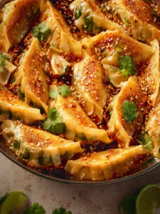 Viral One-Pan Baked Dumplings First Image