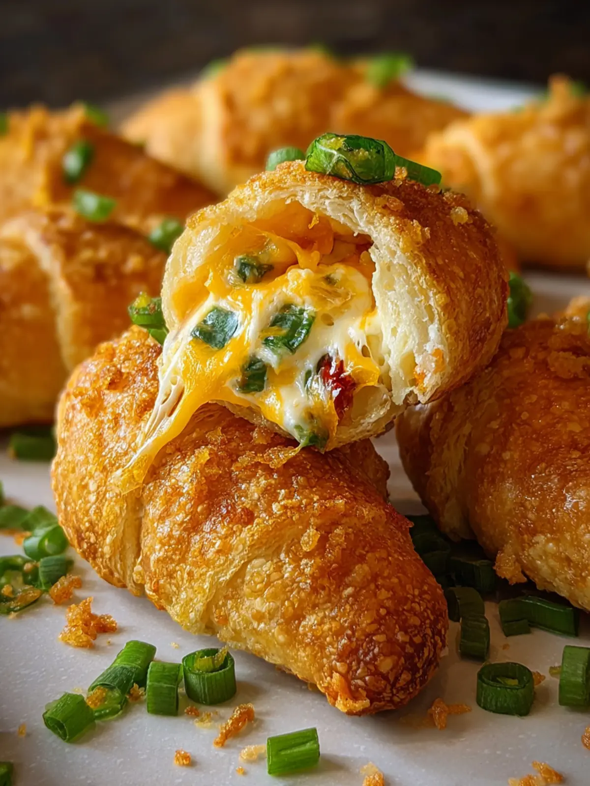 Jalapeño Popper Cheese-Stuffed Crescent Bites First Image