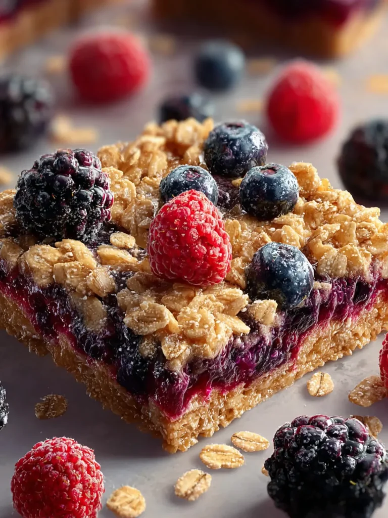 Berry Oat Bars First Image