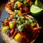 30-Minute One Pan Chicken & Pineapple Tacos First Image
