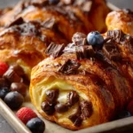 Chocolate Croissant Breakfast Bake First Image