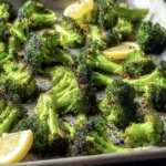 Oven Roasted Broccoli Recipe with Lemon First Image
