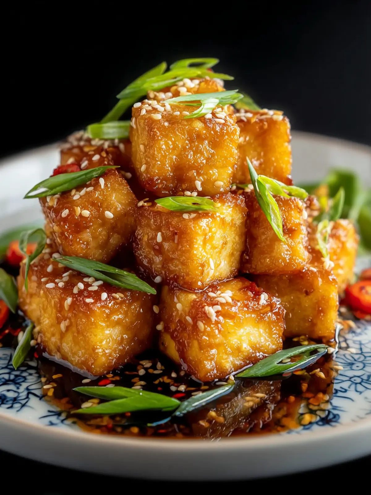 Crispy Honey Garlic Tofu First Image