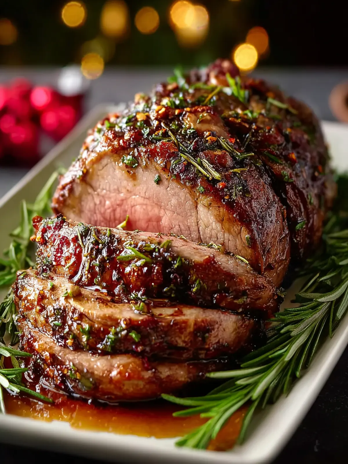 delicious christmas stuffed beef roast First Image