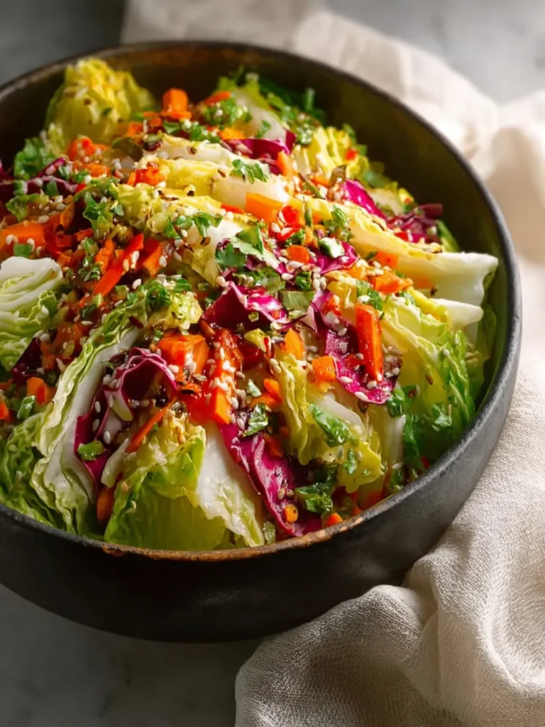 Easy Napa Cabbage Salad Recipe First Image