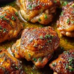 Juicy Baked Boneless Skinless Chicken Thighs Recipe First Image
