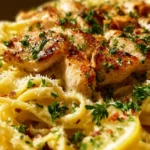 Creamy Lemon Chicken Pasta No Wine First Image