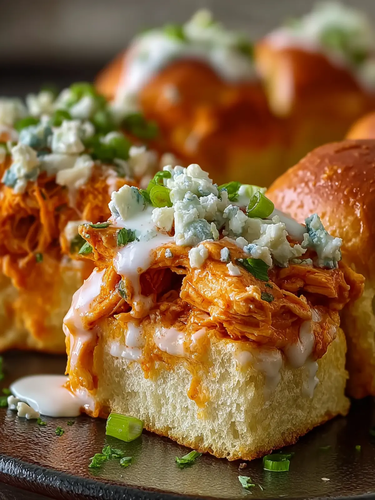Buffalo Chicken Pizza Dip Sliders: Irresistibly Cheesy & Bold