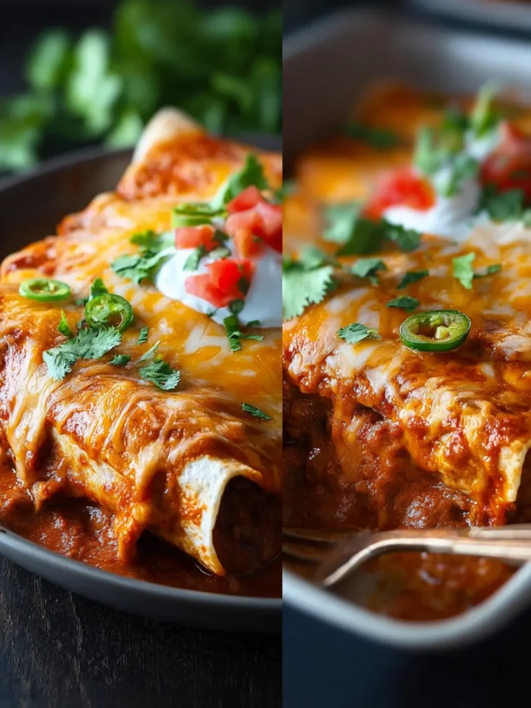 Easy 5-Ingredient Beef Enchiladas First Image