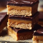 No-Bake Chocolate Peanut Butter Bars First Image