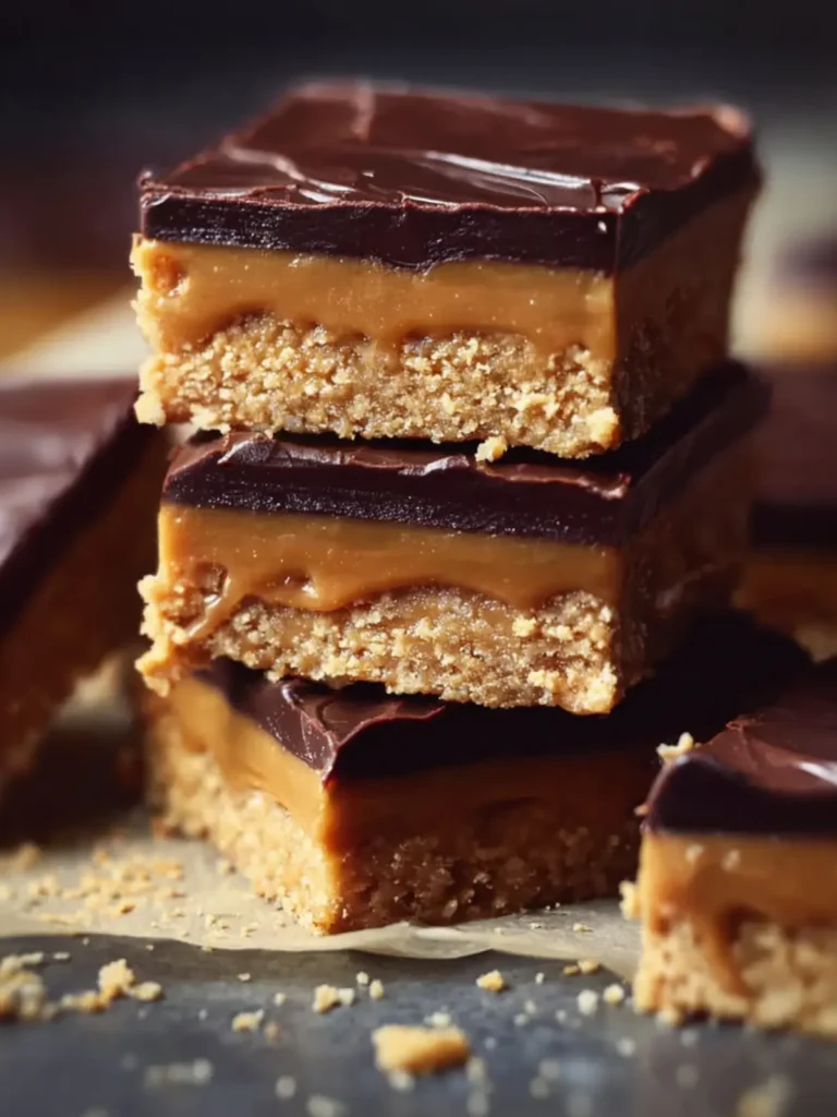 No-Bake Chocolate Peanut Butter Bars First Image