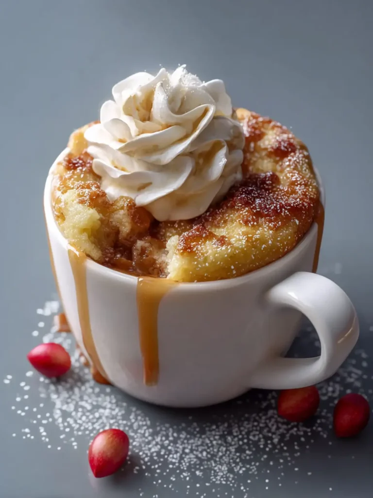 Warm Apple Mug Cake First Image