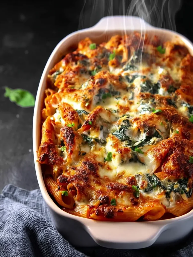 Spinach and Ricotta Pasta Bake Recipe First Image