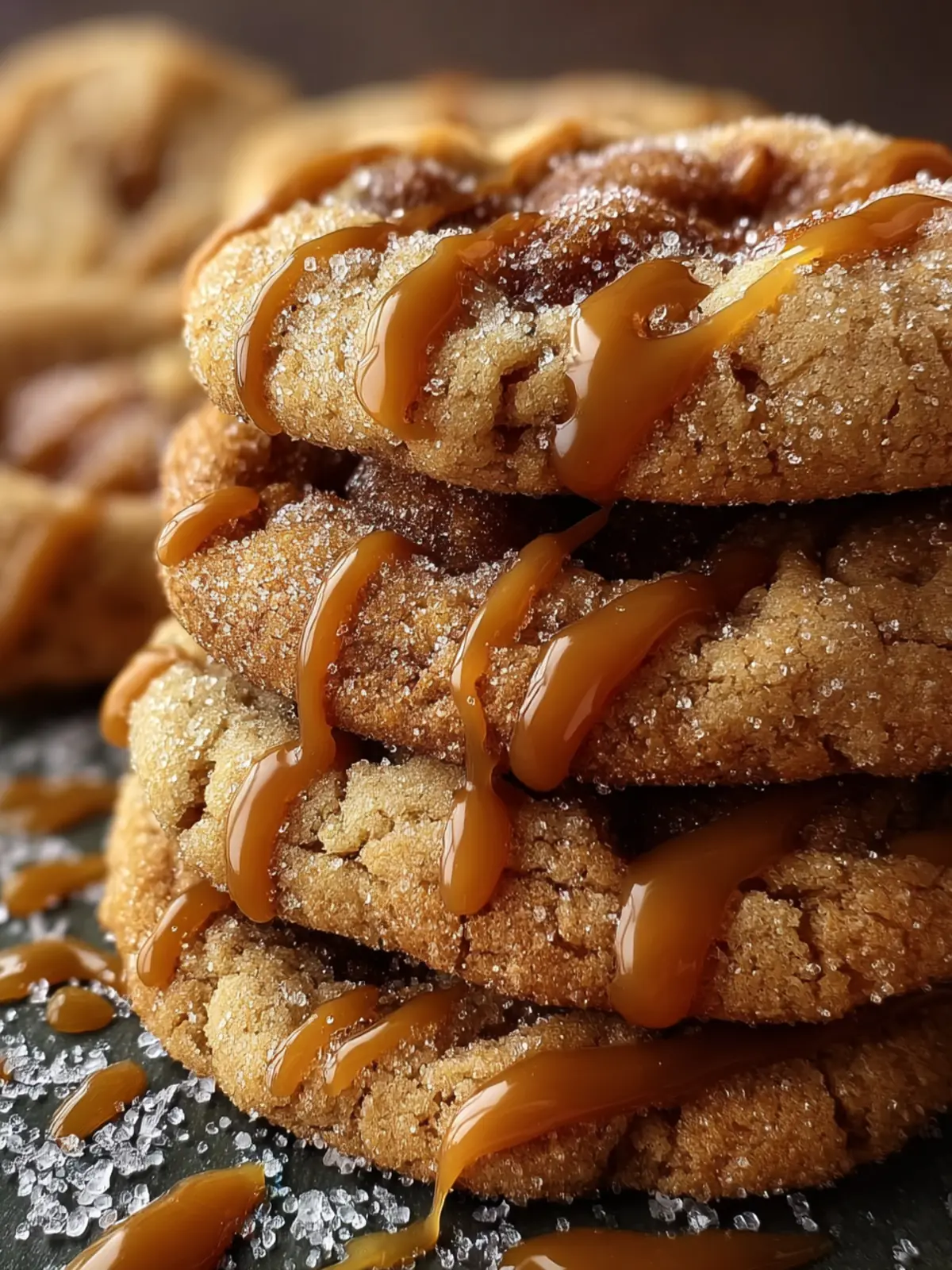 Brown Sugar Cinnamon Caramel Cookies First Image