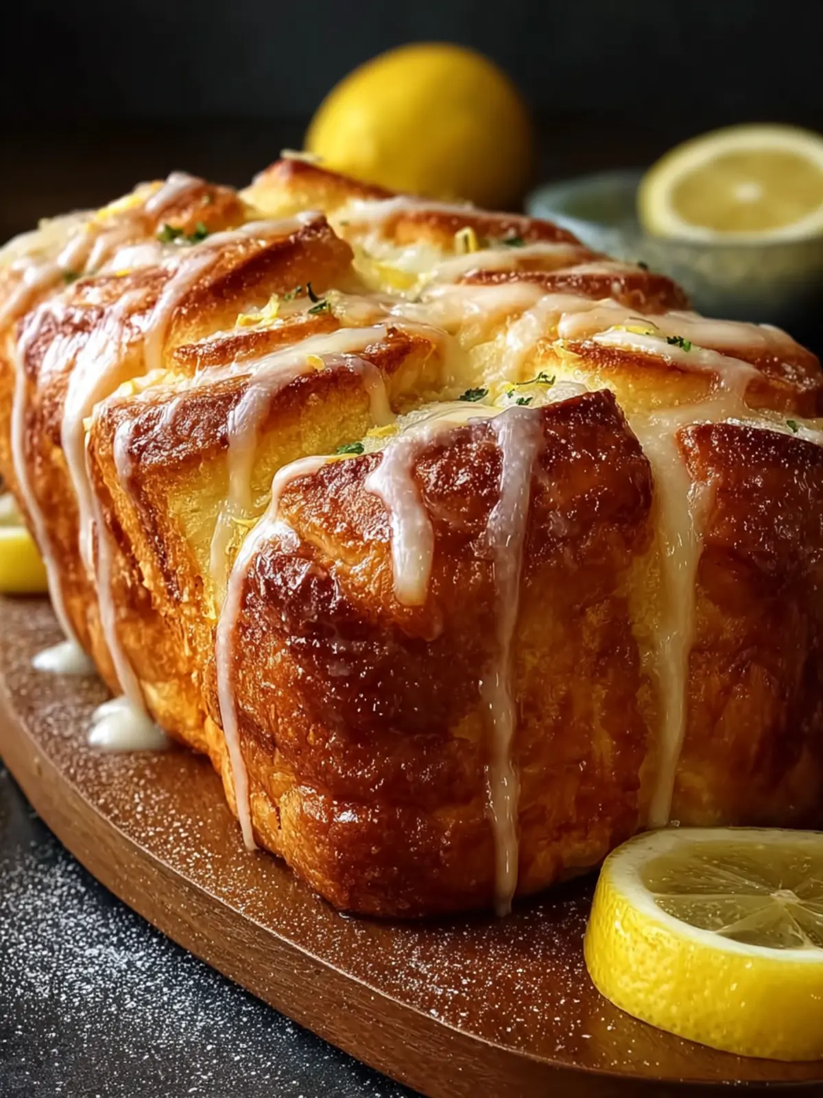 Lemon Roll Pull Apart Bread First Image
