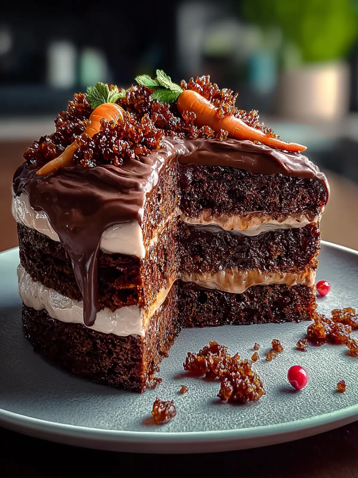 Chocolate Carrot Cake First Image