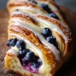 Blueberry Cream Cheese Pastry Braid First Image
