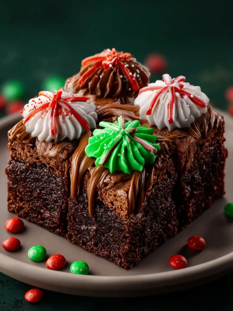 Easy Christmas Present Brownies First Image