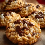 Rice Krispie Chocolate Chip Cookies First Image