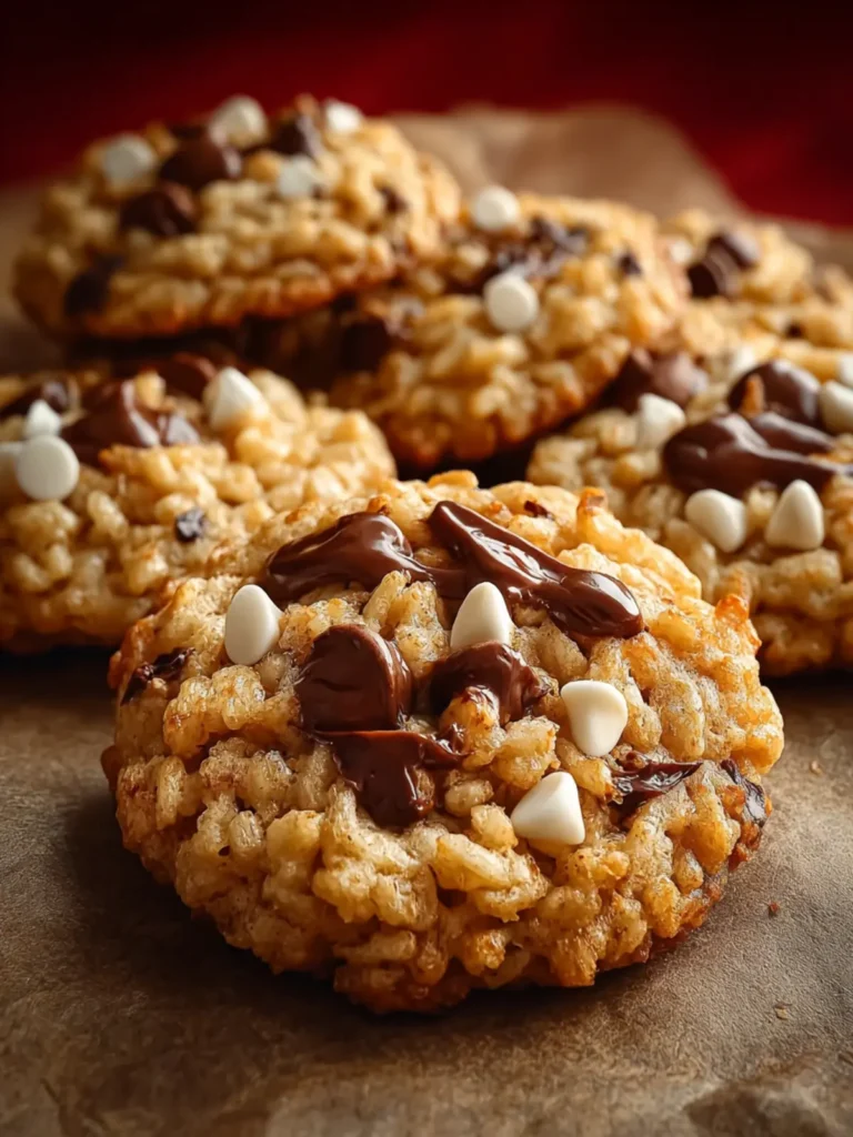 Rice Krispie Chocolate Chip Cookies First Image
