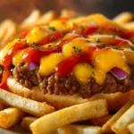 Cheeseburger French Fry Bake First Image