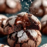 Chocolate Crinkle Blossom Cookies Recipe First Image
