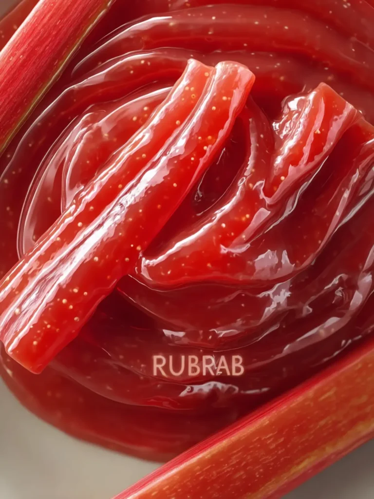 Sweet Tart Rhubarb Sauce First Image