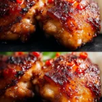 Sweet Chili Chicken Thighs in Air Fryer First Image
