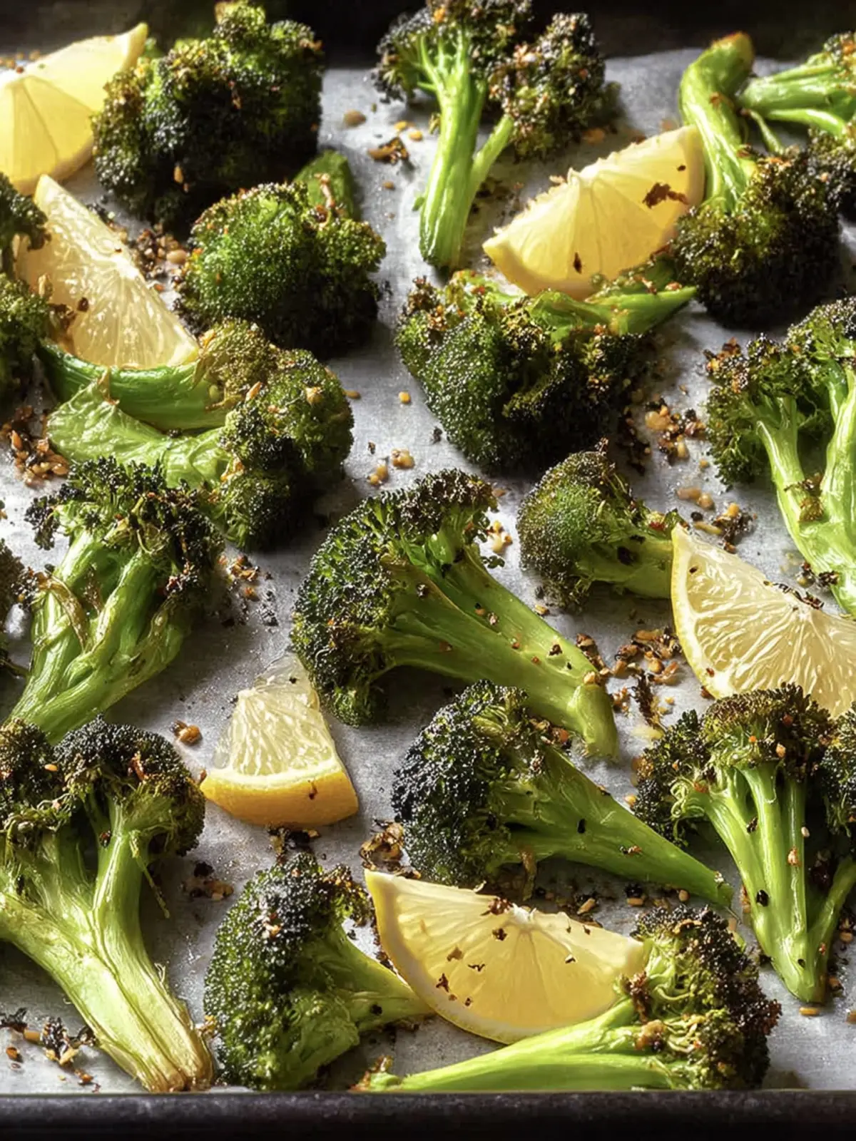 Roasted Broccoli Recipe with Lemon First Image