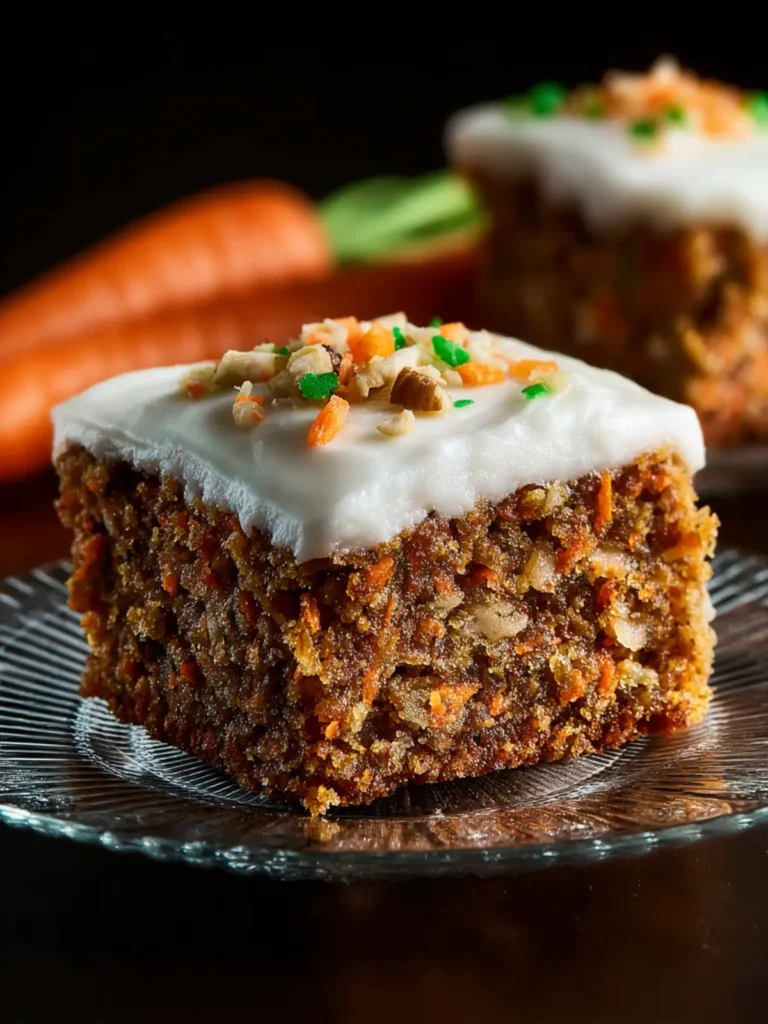 Carrot Cake Bars with Cream Cheese Frosting First Image