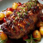 HONEY GLAZED BONELESS LAMB LEG First Image