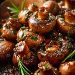 Garlic Butter Mushrooms First Image