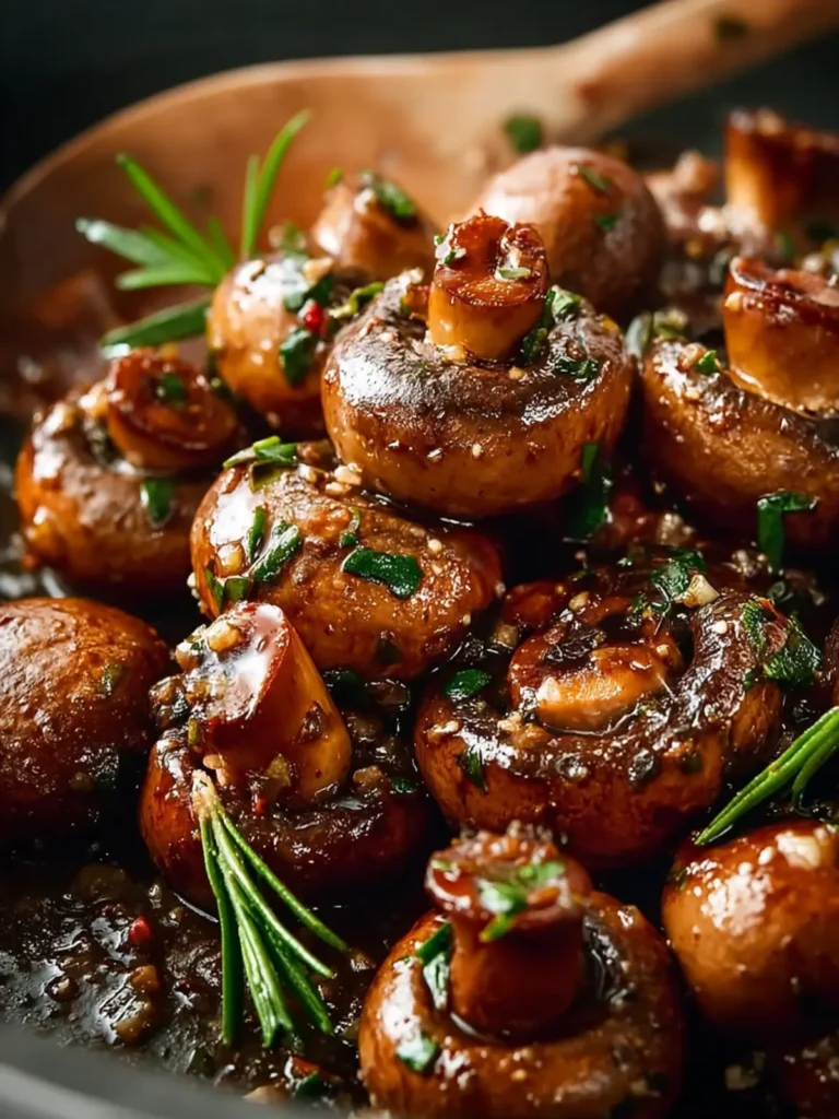 Garlic Butter Mushrooms First Image