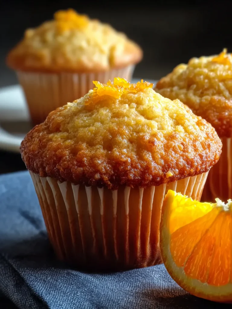 Orange Vanilla Muffins First Image