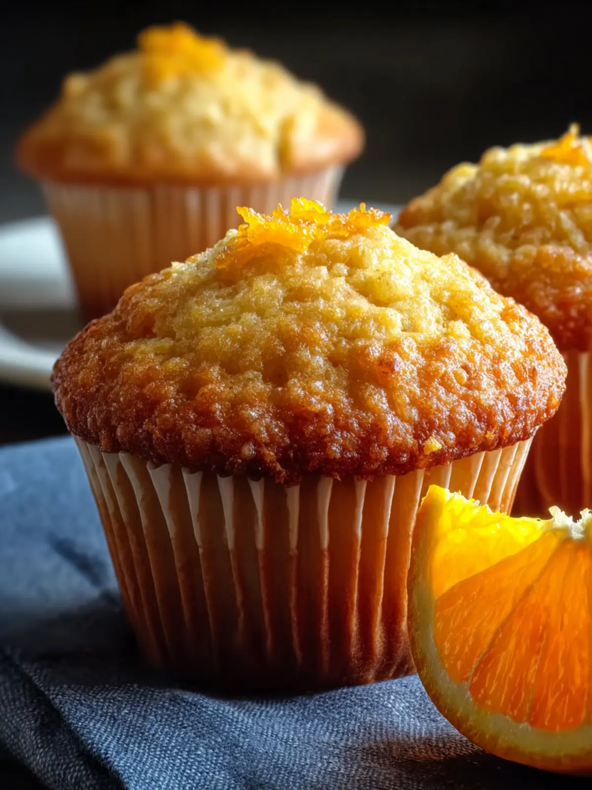 Orange Vanilla Muffins First Image