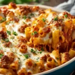 Healthy High Protein Cottage Cheese Baked Ziti First Image