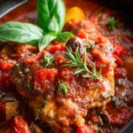Slow Cooker Chicken Cacciatore First Image