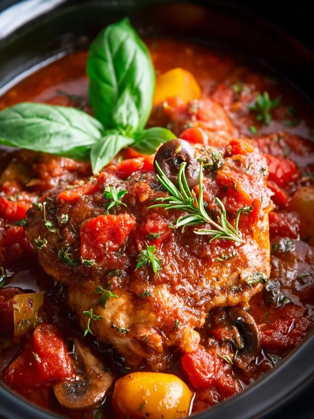 Slow Cooker Chicken Cacciatore: Juicy & Effortlessly Delicious