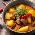Thai Yellow Curry with Beef & Potatoes First Image