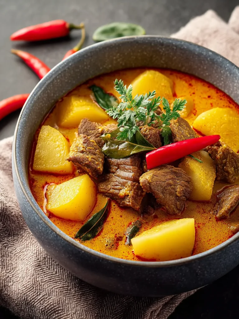 Thai Yellow Curry with Beef & Potatoes First Image