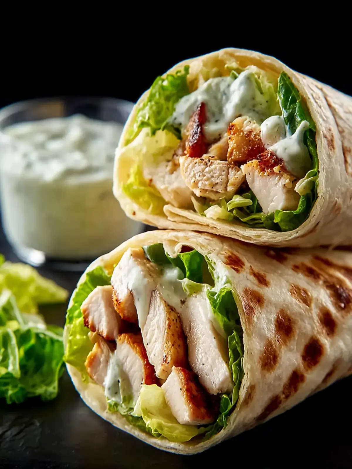 Savory Chicken Caesar Wraps: The Best Healthy Meal Makeover