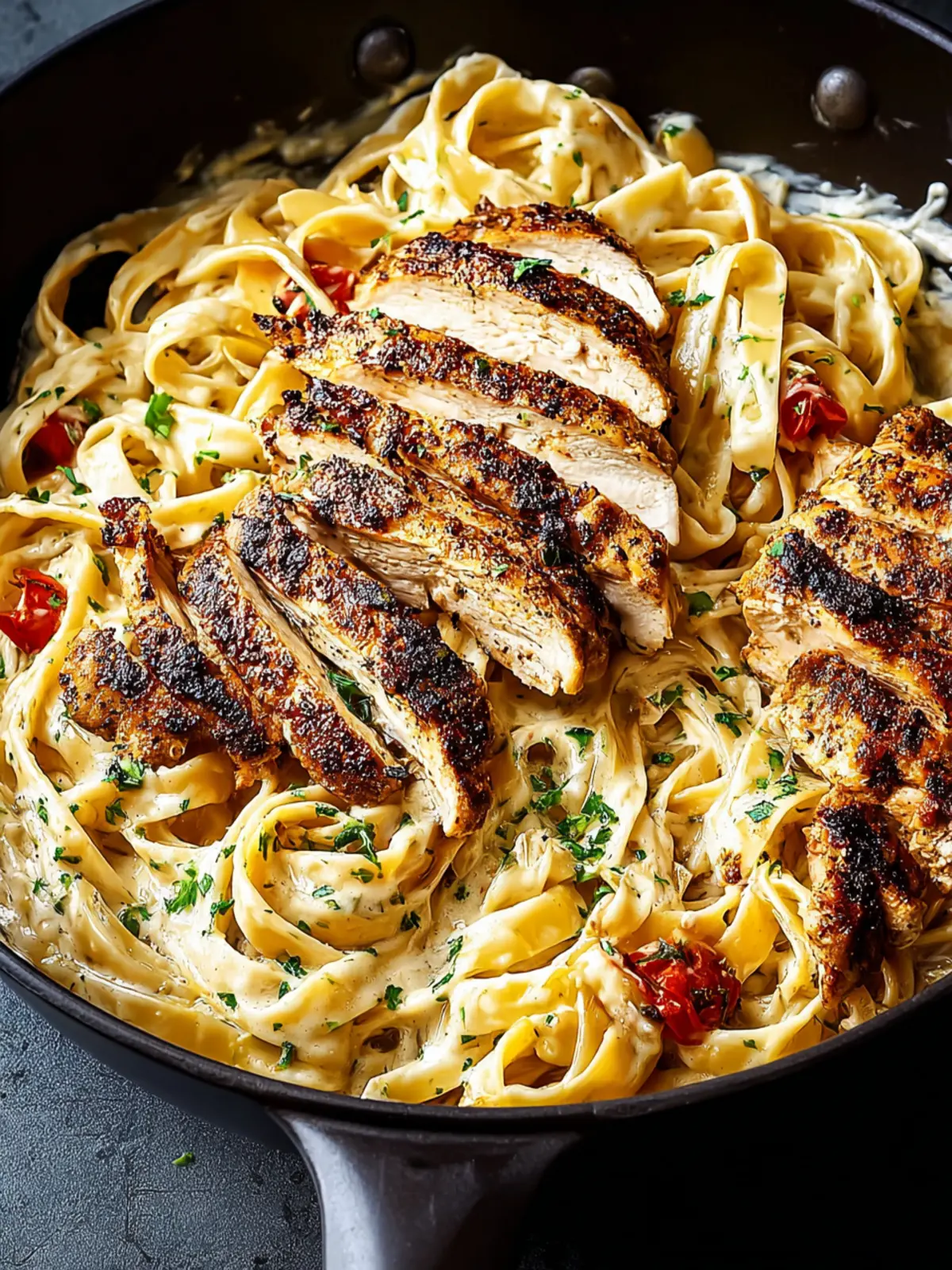 Blackened Chicken Alfredo First Image