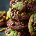 Pistachio Chocolate Cookies First Image