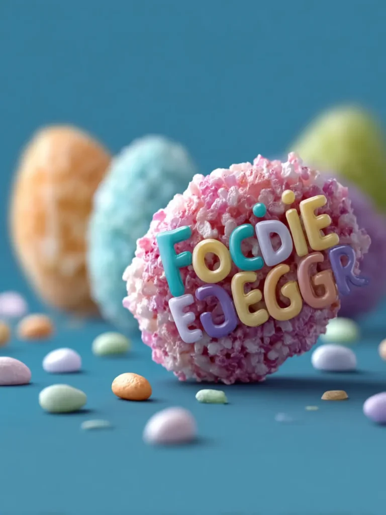 Delightful Rice Krispie Easter Eggs Kids First Image